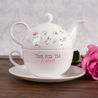 Personalised Tea for One - Floral