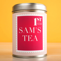 Personalised Tea Tin - 1st Class