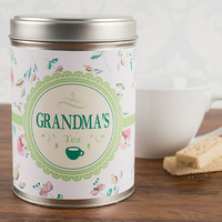 Personalised Tea Tin - Floral Tea
