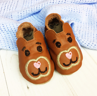 Personalised Teddy Bear Baby Shoes