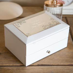 Personalised Two-Storey Jewellery Box