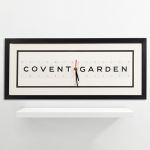 Personalised Vintage Letter Frame Clock
