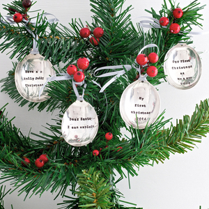 Personalised Vintage Spoon Bauble