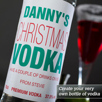 Personalised Vodka - Christmas Vodka