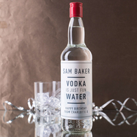Personalised Vodka - Fun Water