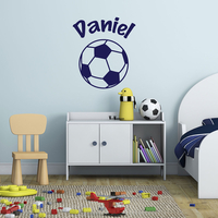 Personalised Wall Sticker - Football