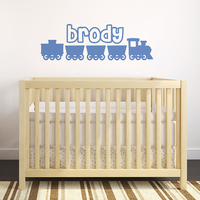 Personalised Wall Sticker - Train