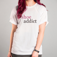 Personalised White T-Shirt - Addict