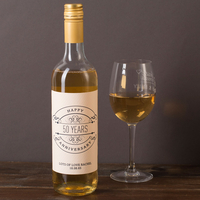 Personalised Wine - 50 Years