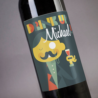 Personalised Wine - Drink Up!