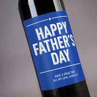 Personalised Wine - Happy Father
