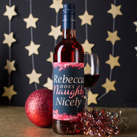 Personalised Wine - Naughty Nicely