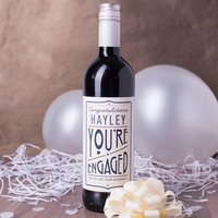 Personalised Wine - Retro Engagement