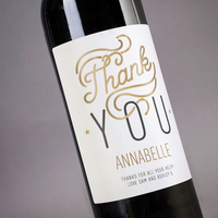 Personalised Wine - Thank You - White Label