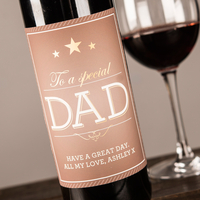 Personalised Wine - To A Special Dad
