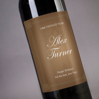 Personalised Wine - Vintage Their Year