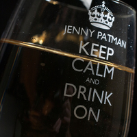 Personalised Wine Glass - Keep Calm And Drink On