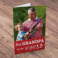 Photo Upload Card - Best Grandpa