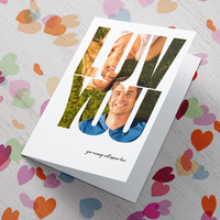 Photo Upload Card - Luv You
