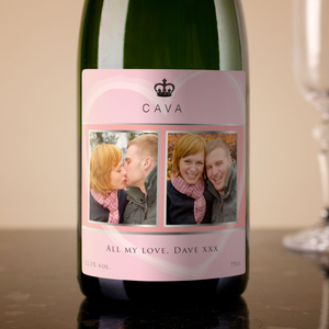 Photo Upload Cava - Pink,  2 Photos & Message
