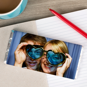 Photo Upload Chocolate Bar - Photo and Message