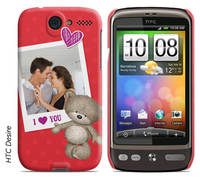Photo Upload HTC Phone Cover - Hugs - I Love You Polaroid