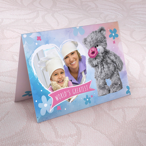 Photo Upload Me To You Card - World
