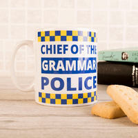 Photo Upload Mug - Grammar Police