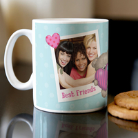Photo Upload Mug - Hugs - Best Friends