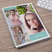 Photo Upload Notebook - 4 Photos & A Message