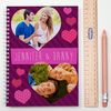 Photo Upload Notebook - Hearts