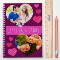 Photo Upload Notebook - Hearts