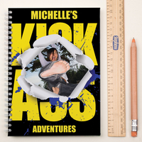 Photo Upload Notebook - Kick Ass Adventures