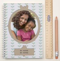 Photo Upload Notebook - Oval Frame