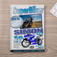 Photo Upload Notebook - Super Biker