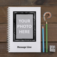 Photo Upload Notebook - Vintage Black Frame