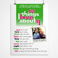 Photo Upload Print - 10 Things I Love About U