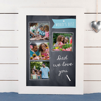 Photo Upload Print - 4 Photos,  World