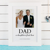Photo Upload Print - Dad,  A Daughter