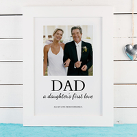 Photo Upload Print - Dad,  A Daughter