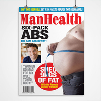 Photo Upload Print - Man Health Magazine