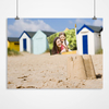 Photo Upload Print - Sandcastle Flag