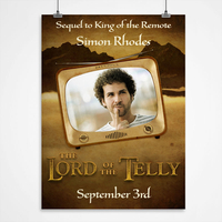 Photo Upload Print - The Lord Of The Telly