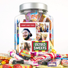 Photo Upload Retro Sweet Jar - 4 Photos & Message