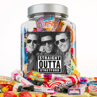 Photo Upload Retro Sweet Jar - Straight Outta Sweets