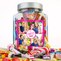Photo Upload Retro Sweet Jar - Sweet Love