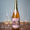 Photo Upload Rosé Champagne - Crown,  2 Photos & Message