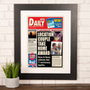 Photo Upload Spoof Newspaper Print - 1st Anniversary