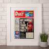 Photo Upload Spoof Newspaper Print - Birthday,  Any Age