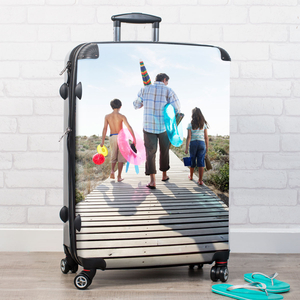Photo Upload Suitcase - Portrait Image